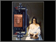 0991- museo vivo 1990- Hayez perfomance- Figura- acrilico su tela lino- cm. 40x50
