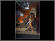 0834- museo vivo 1885- David performance- Cavallo acrilico su tela lino- cm. 100x150